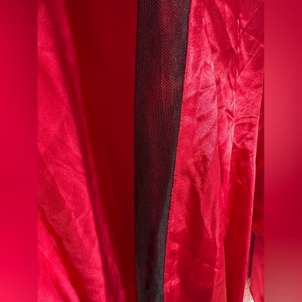 Oscar de la Renta Pink Label Red Robe - Picture 8 of 8